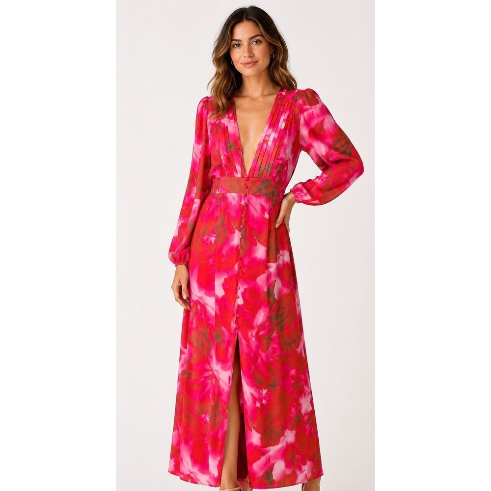 F&P The Brand Paris Floral Maxi Dress – Size L